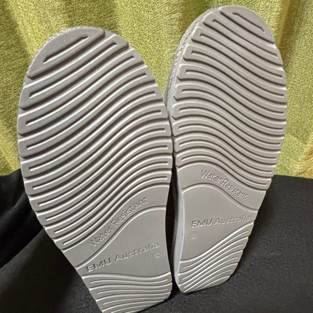 emu ムートンブーツ ⭐︎新品未使用⭐︎サイズ25 グレー タグ付き 防水