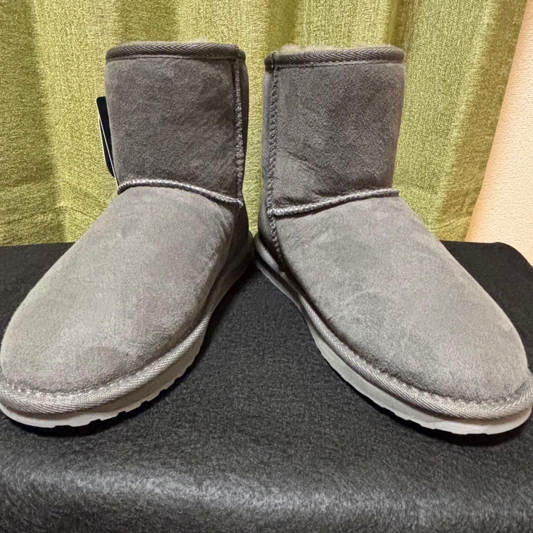 emu ムートンブーツ ⭐︎新品未使用⭐︎サイズ25 グレー タグ付き 防水