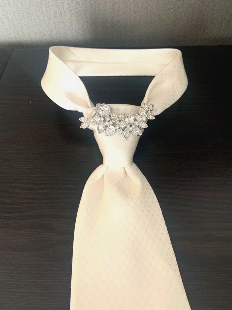 専用です。☆SWAROVSKI☆きらきらクリア　ロングブローチ/シルバー