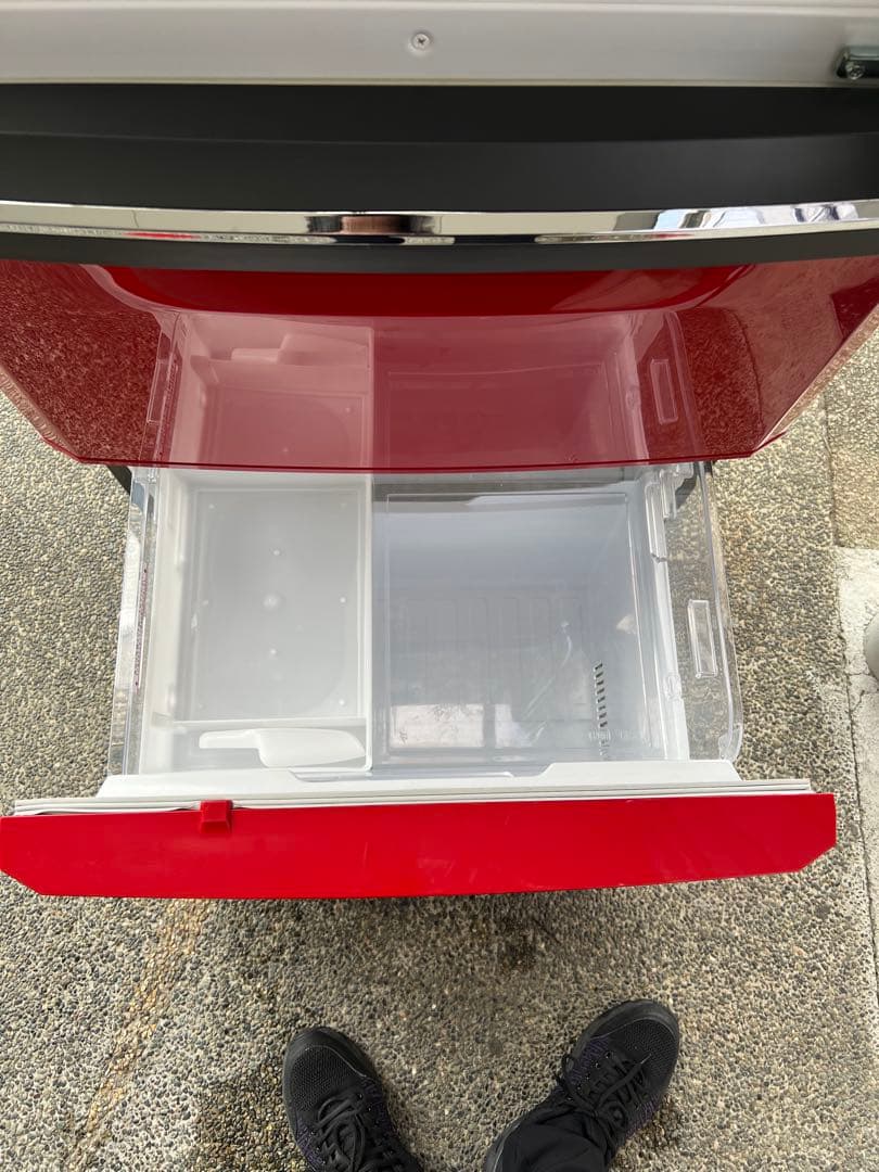 三菱　ノンフロン冷凍冷蔵庫 MR-C37EW-R形　2013年製