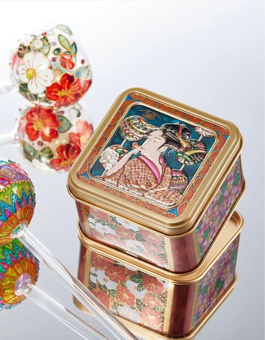 新品　青山デカーボ　ポッピン缶　ポッピン　限定品　手描き　限定