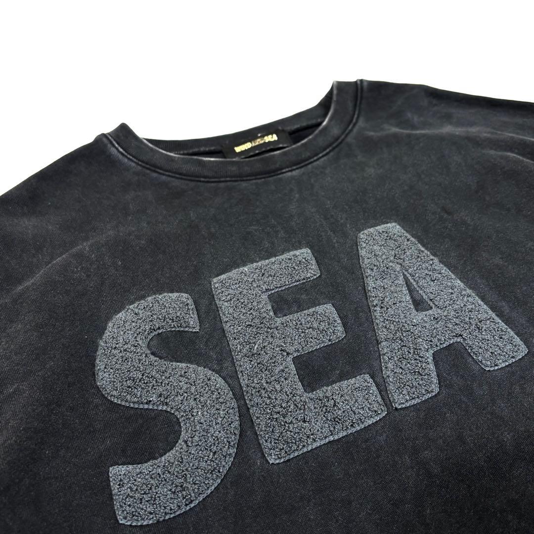 トップス Wind And Sea BLACK SULFUR CREW NECK XL