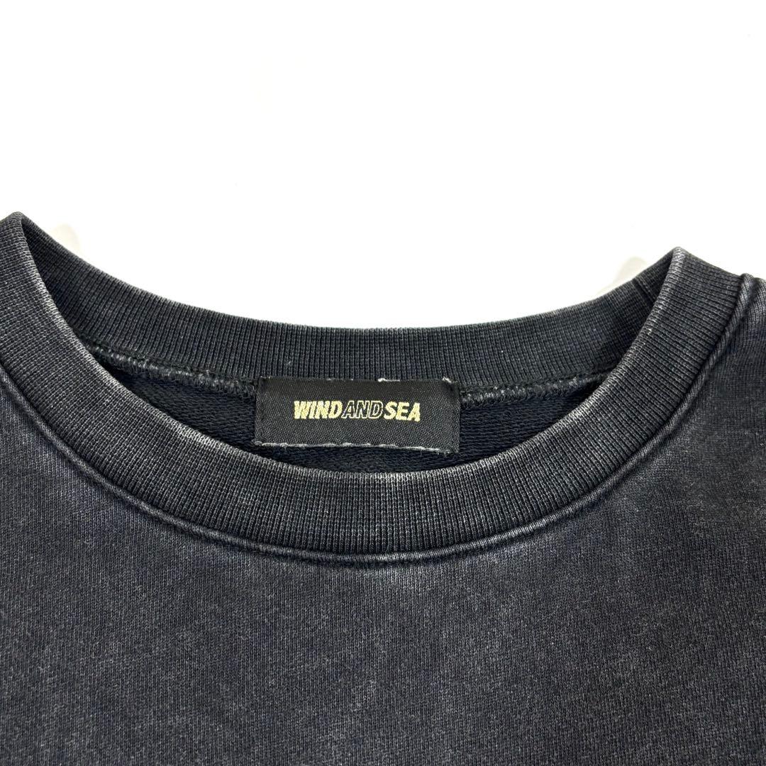 トップス Wind And Sea BLACK SULFUR CREW NECK XL