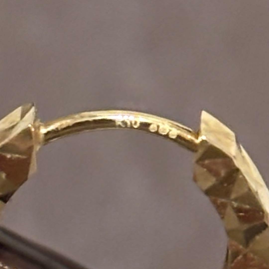 ♦︎ココシュニック♦︎k10 中折れフープピアス♦︎片耳♦︎ミラーカット