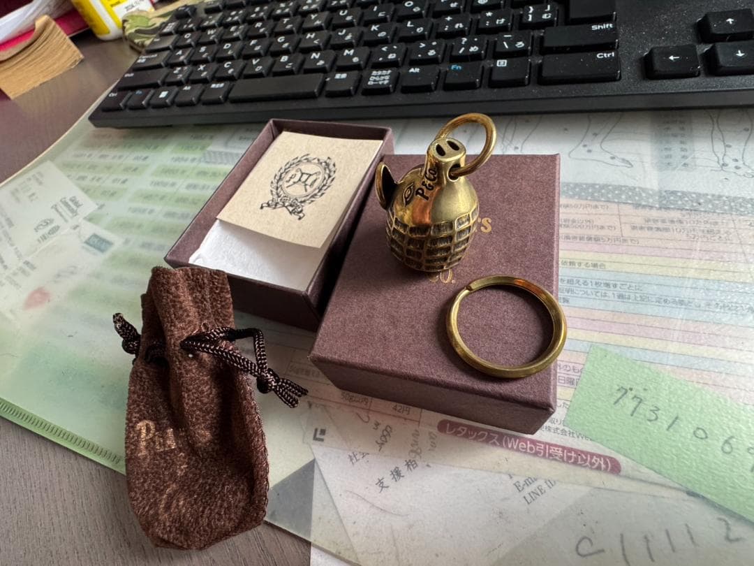 小物 narrow P'S GUARDIAN BELL BRASS