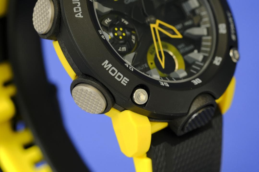 【美品】G-SHOCK GA-2000 ブラック×イエロー／箱有り (123)