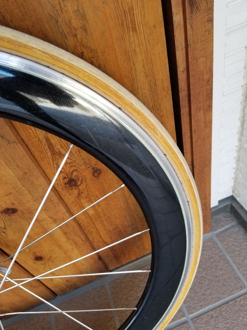 HED カーボン チューブラー フロント ホイール 700c