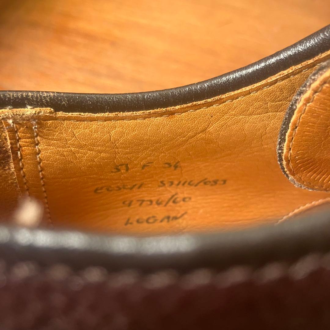 美品　貴重　旧チャーチ　キャピトルライン　ビンテージ　34ラスト　LOGAN