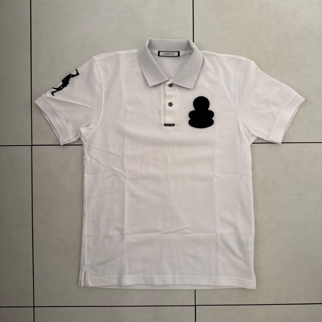 MARK & LONA マークアンドロナ　ゴルフ　 ホワイトポロシャツ