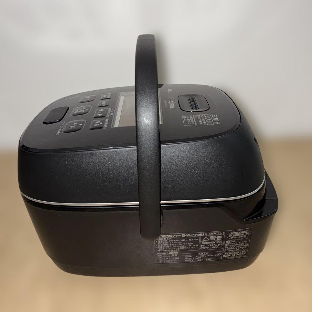 【極美品】象印 炊飯ジャー NW-PH10E2 圧力IH 5.5合 炎舞炊き