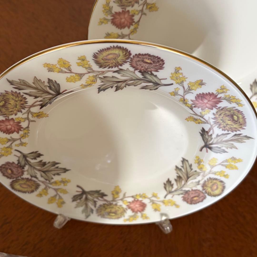 【英国ビンテージ】ウェッジウッド★リッチフィールド★ケーキ皿　3枚