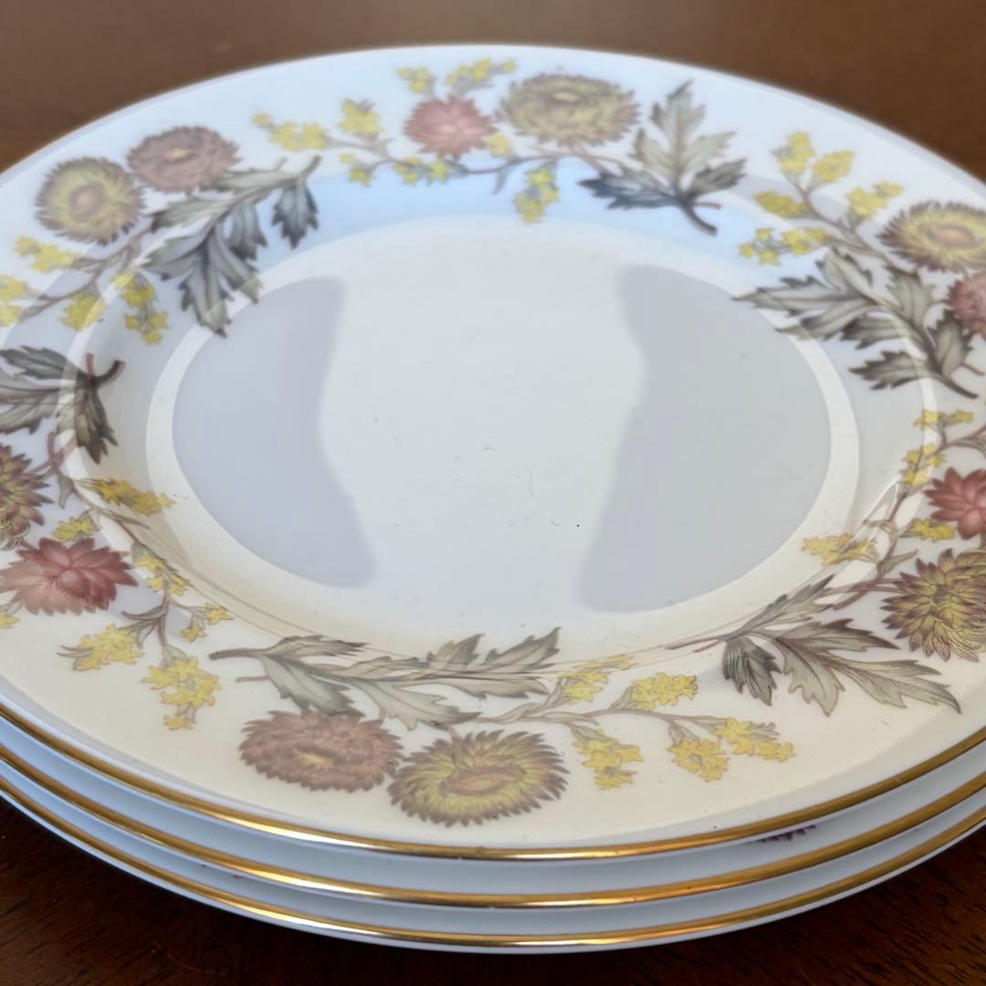 【英国ビンテージ】ウェッジウッド★リッチフィールド★ケーキ皿　3枚