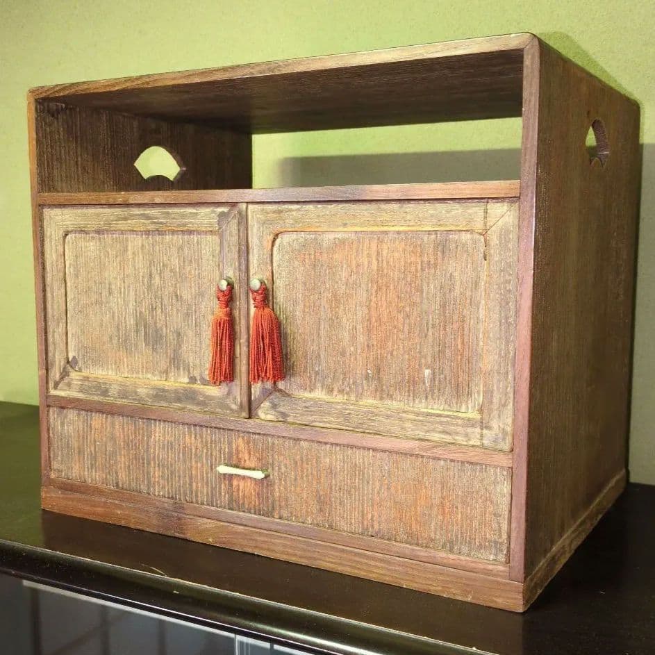 ★最終値下げ 超特価セール★桐製 三味線用見台 箪笥 古箪笥 引出し棚 桐箪笥