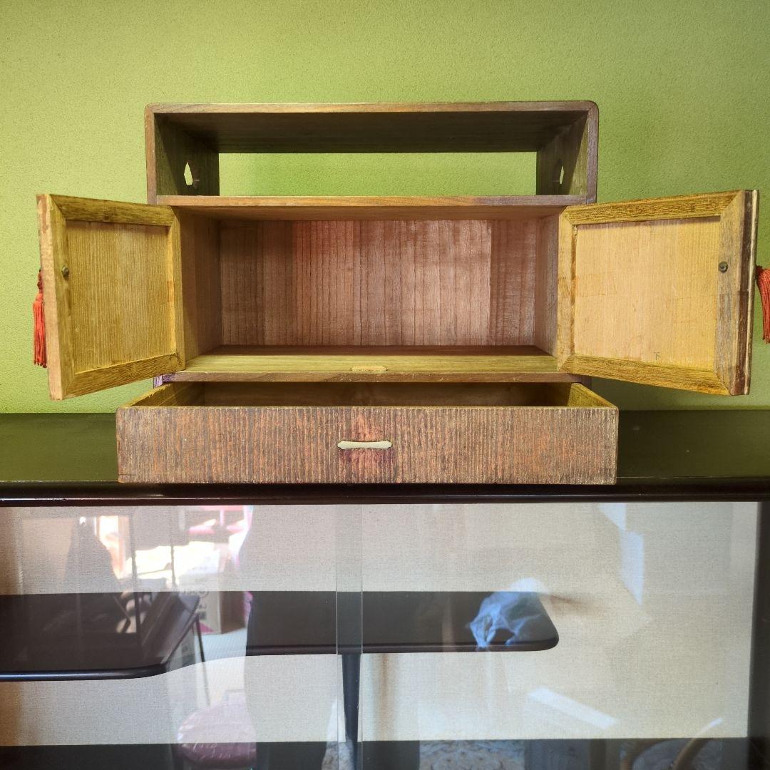 ★最終値下げ 超特価セール★桐製 三味線用見台 箪笥 古箪笥 引出し棚 桐箪笥