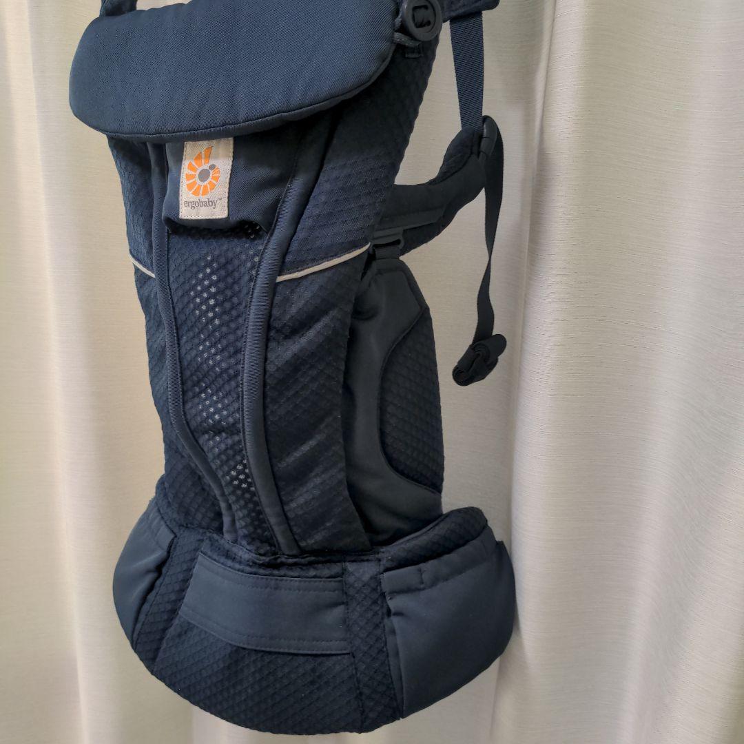 【美品】エルゴベビー オムニブリーズ ミッドナイトブルー 抱っこ紐
