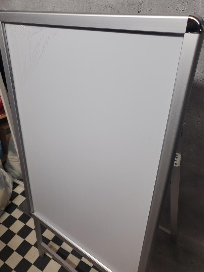 新品 A1 クリップ式 ポスターパネルスタンド アルミフレーム A型看板