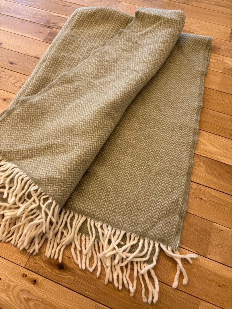 KLIPPAN クリッパン　ウール　リサイクルウール　ブランケット　大判