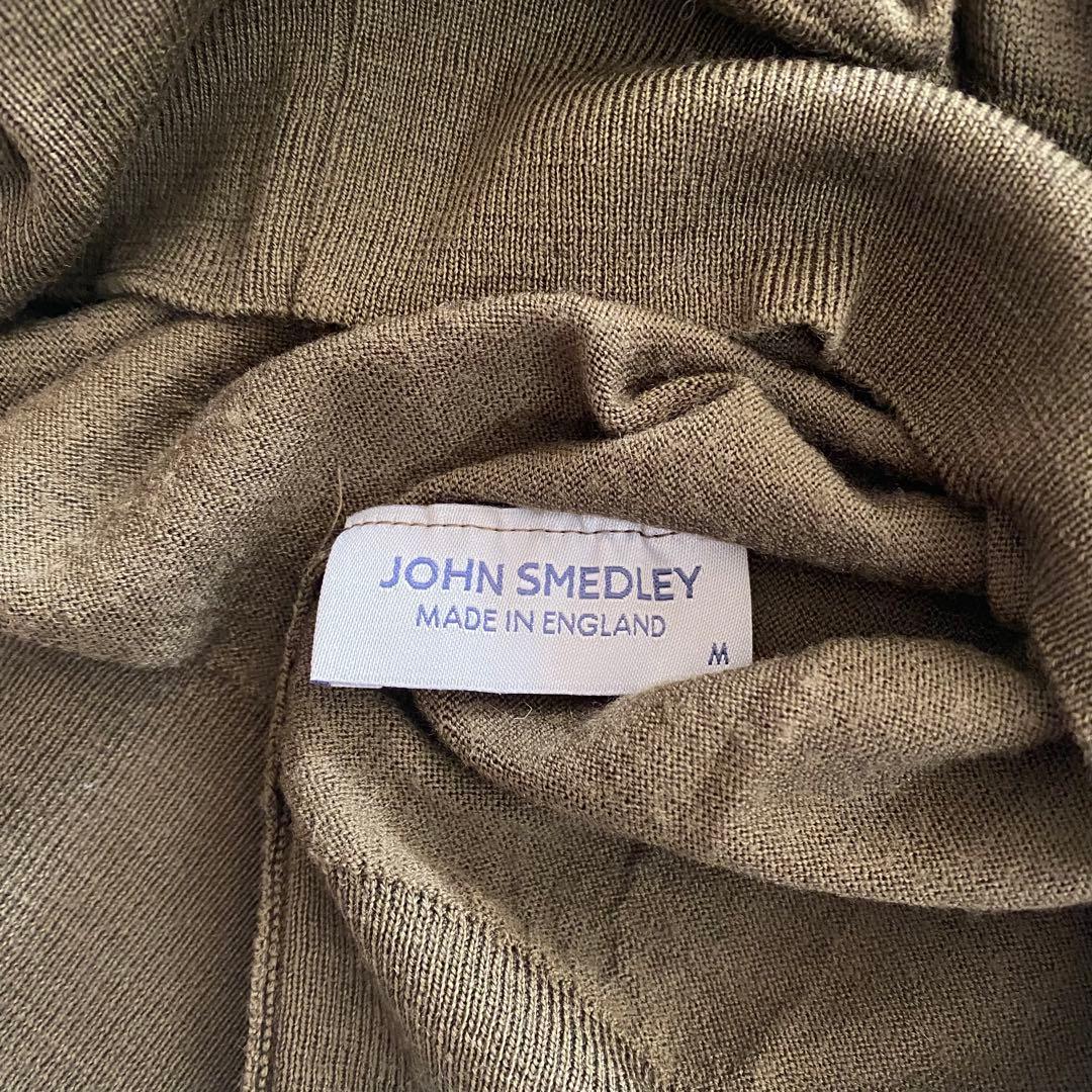 未使用 john smedley タートルネック 30ゲージ M カーキ