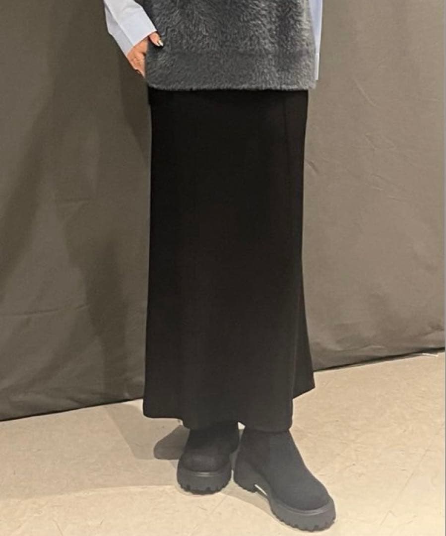 新品★ストレッチ ショートブーツ 黒 UNITED ARROWS ¥31900