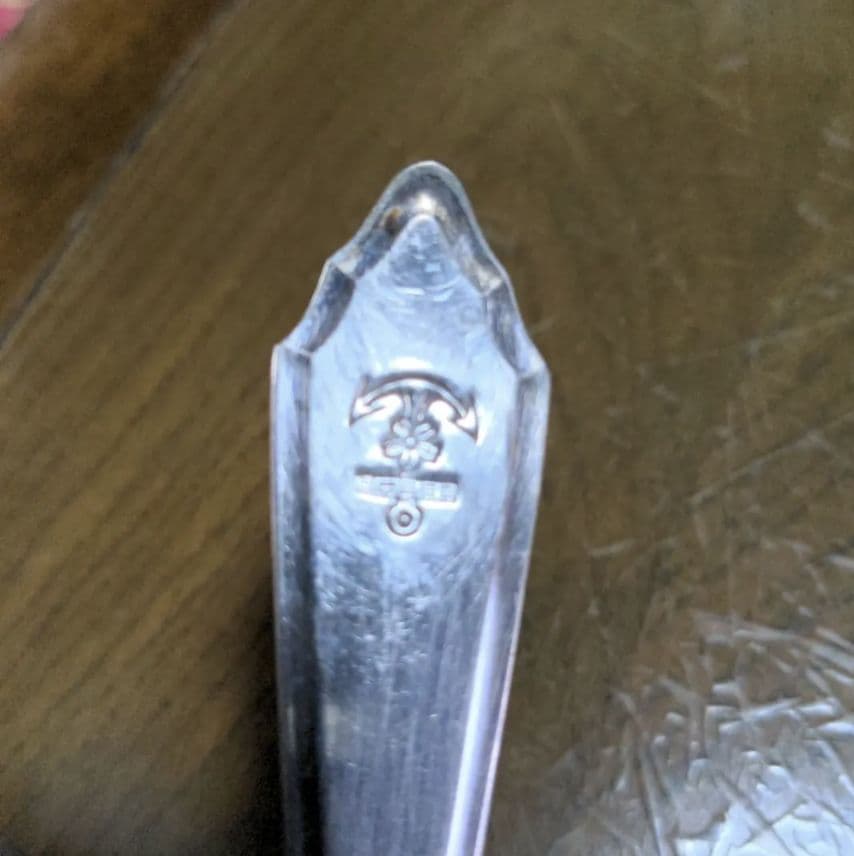 さ*わ様 日本海軍 スプーン 桜 錨 アンティーク