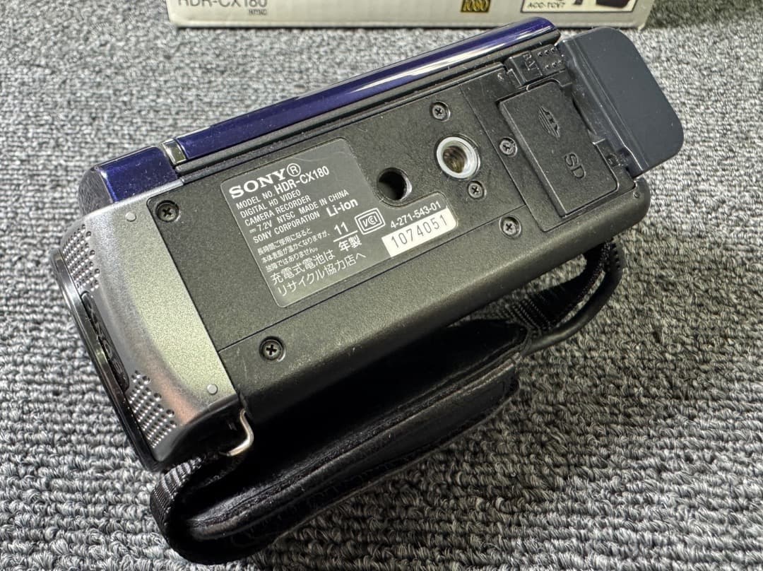 SONY　ハンディーカム　HDR-CX180（ブルー）デジタルビデオカメラ