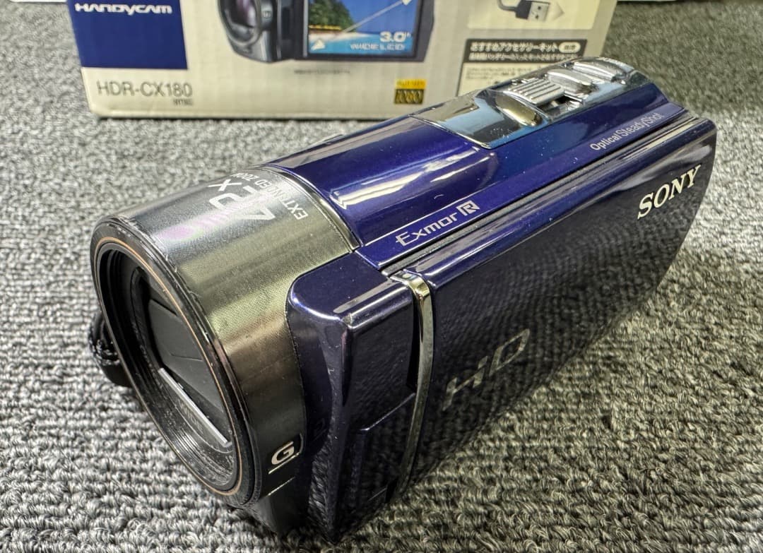 SONY　ハンディーカム　HDR-CX180（ブルー）デジタルビデオカメラ