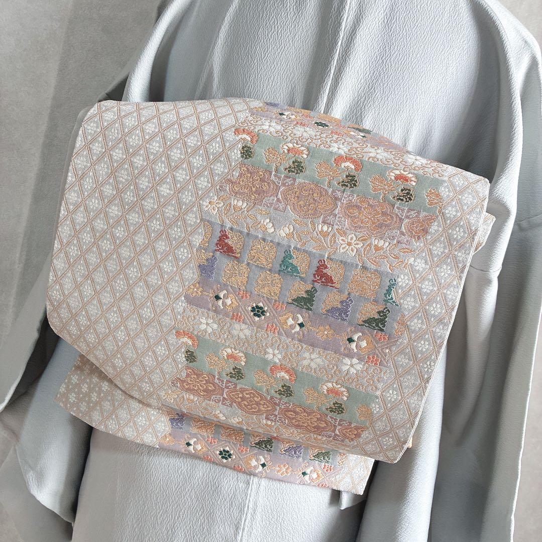 色無地　付け下げ　フルセット　トールサイズ　難あり　練習用　着物　正絹　J9