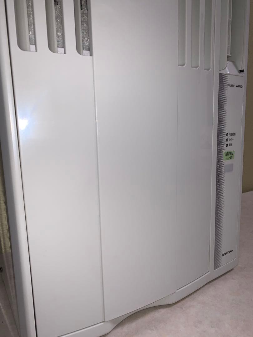 【美品】コロナ ウインドエアコン テラス窓枠セット・CW-16A3/WT-8