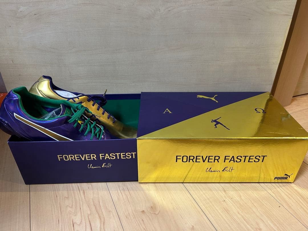 【お宝貴重品】ウサインボルト　引退スパイク