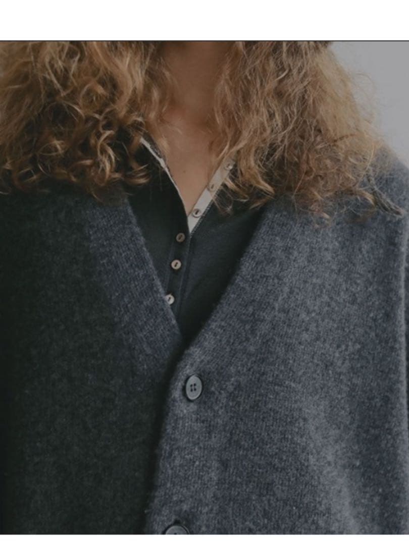 ETRE TOKYOミドルゲージＶネックニットカーディガン