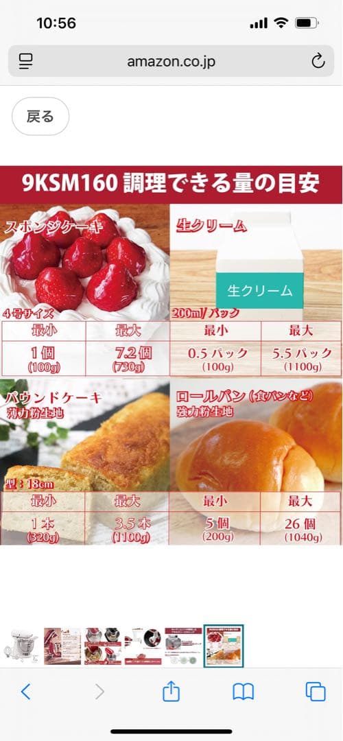 KitchenAid スタンドミキサー 9KSM160 ホワイト