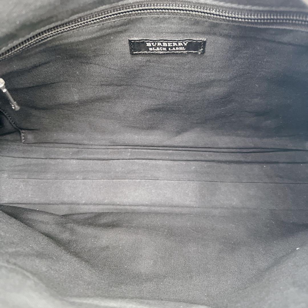 【希少】バーバリー　ブラックレーベル　ビジネスバッグ　ブリーフケース　キャンバス