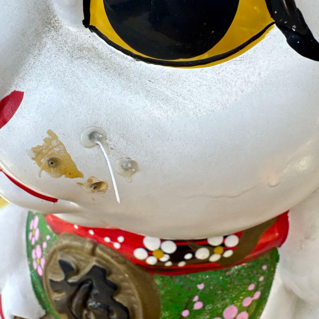 招き猫　まねきねこ　特大サイズ　アンティーク　骨董品
