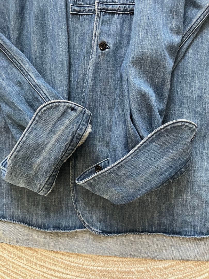 45R モンプチデニムの908ビッグーグーシャツ ユニセックス