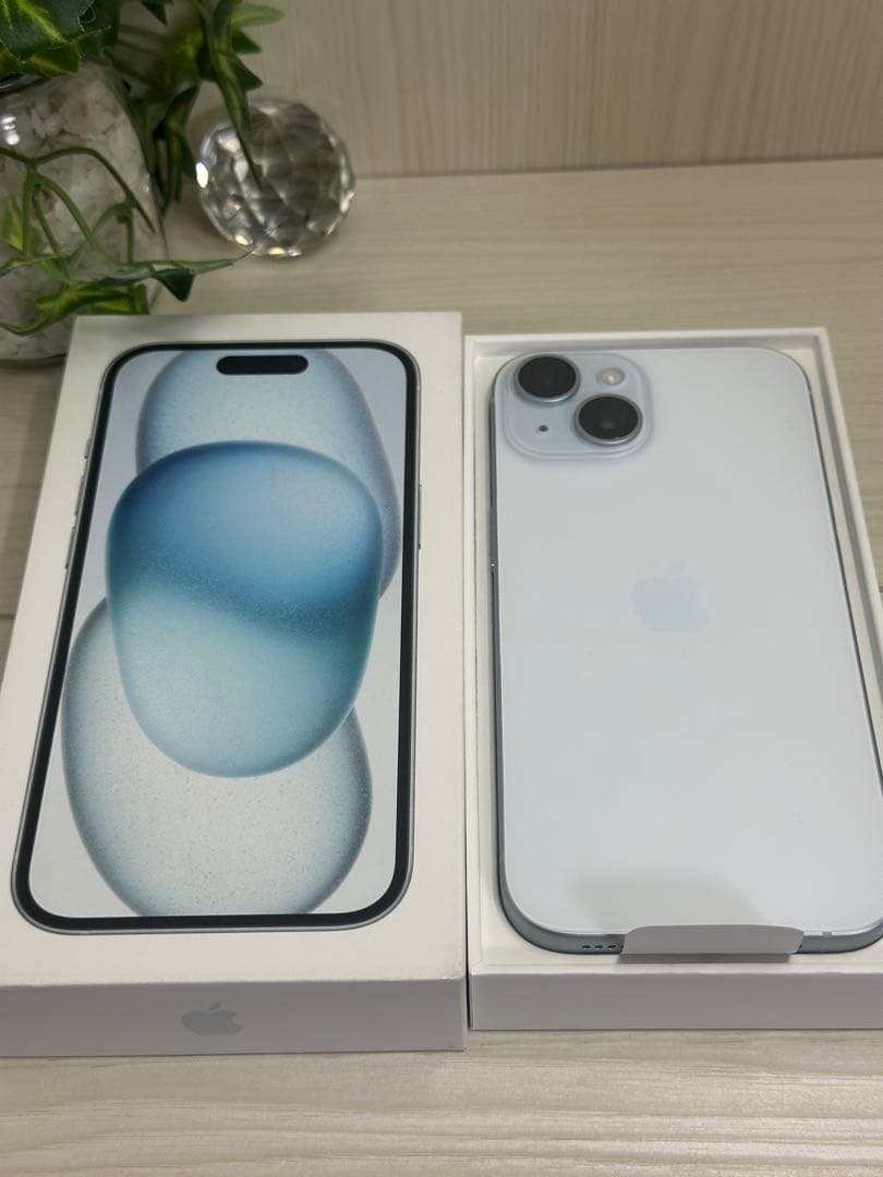 ✅未使用近い✨iPhone 15 128GB ブルー✨100％