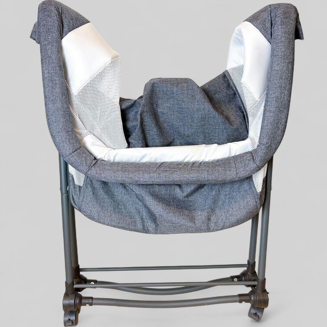 【極美品】 UBRAVOO ベビーベッド 折りたたみ キャスター 収納袋付き