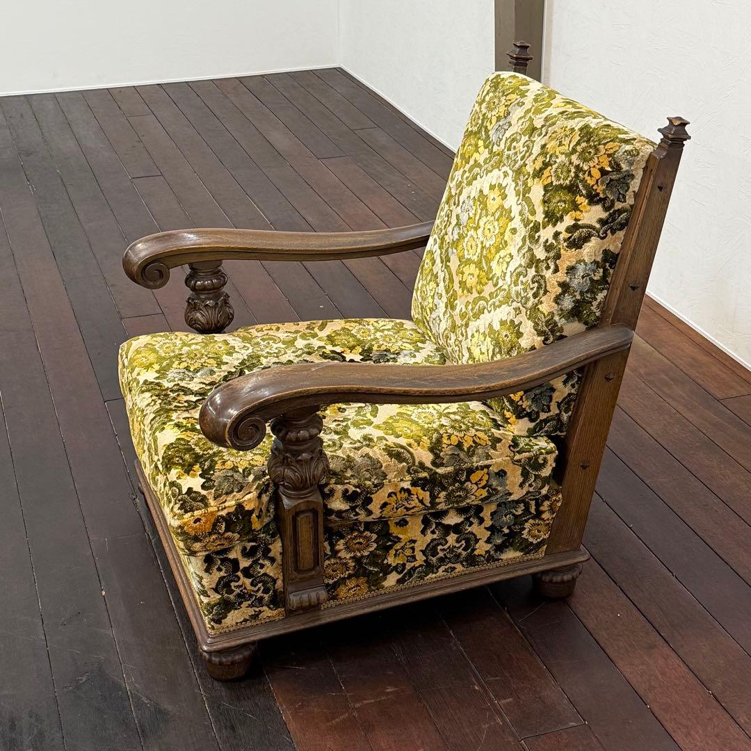 H110K59a 神戸洋家具 永田良介商店 1人掛けソファ