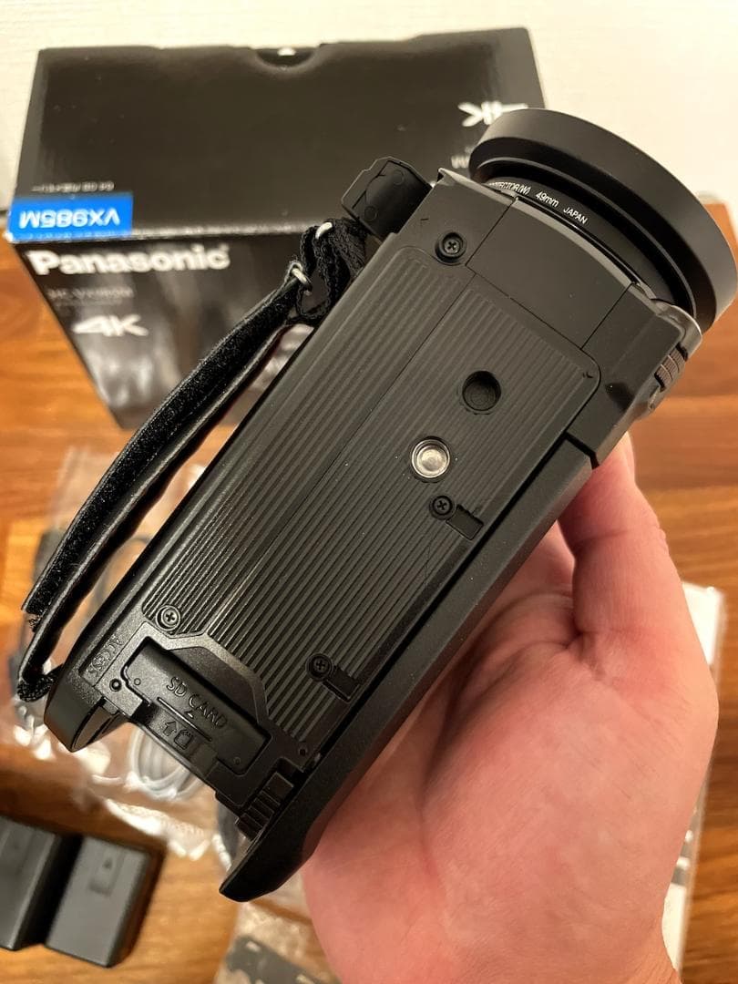 パナソニック HC-VX985M-K ブラック 64GB 4K ビデオカメラ