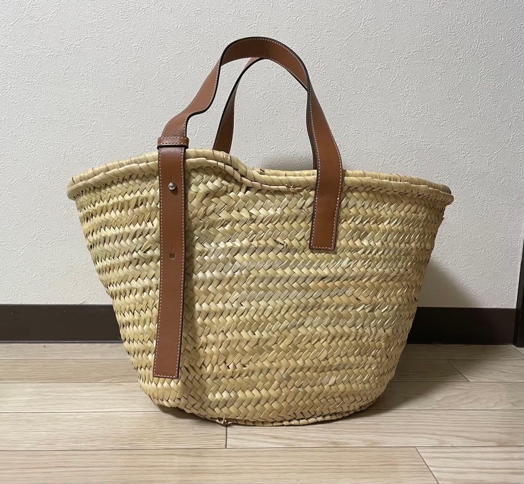 限定カラー　LOEWE ロエベ バスケットバッグ ミディアム かごバッグ　トート