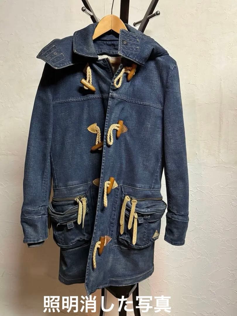 レア 2-tacs porter B印yoshida デニムダッフルコート