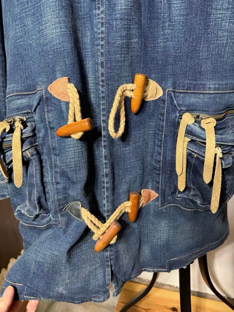 レア 2-tacs porter B印yoshida デニムダッフルコート