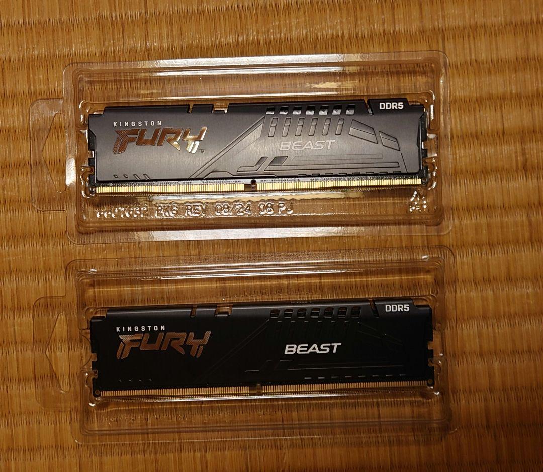 FURY BEAST DDR5 メモリー 32GB 5600 16GB×2枚