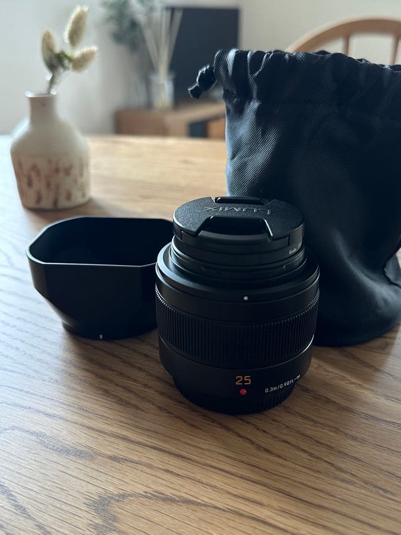 【美品】Panasonic LEICA 25mm単焦点レンズ
