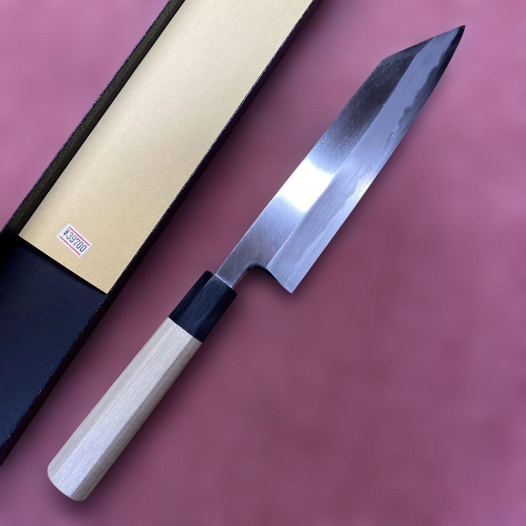 青二鋼　切付型特製万能和包丁　195㎜ 6.5寸