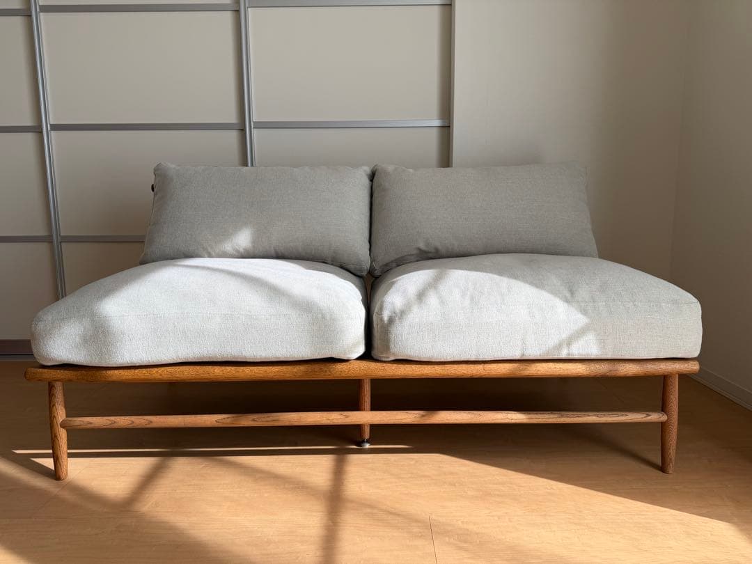 【taqya1122】【替えカバーあり】モモナチュラル　クラウドソファ