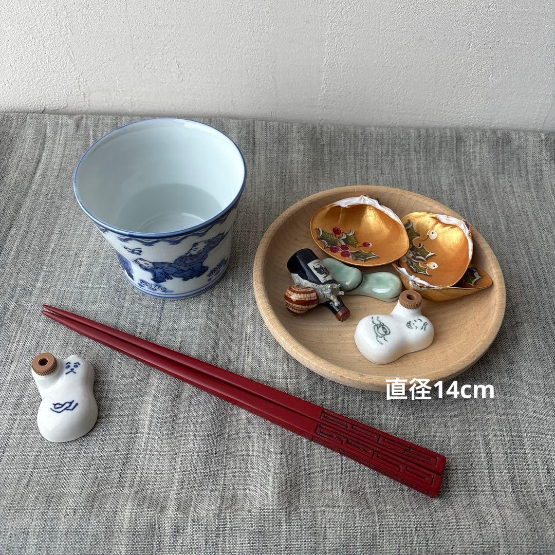 確認用　有田焼 鍋島焼 唐子 蕎麦猪口 フリーカップ 5個セット レトロ 印判