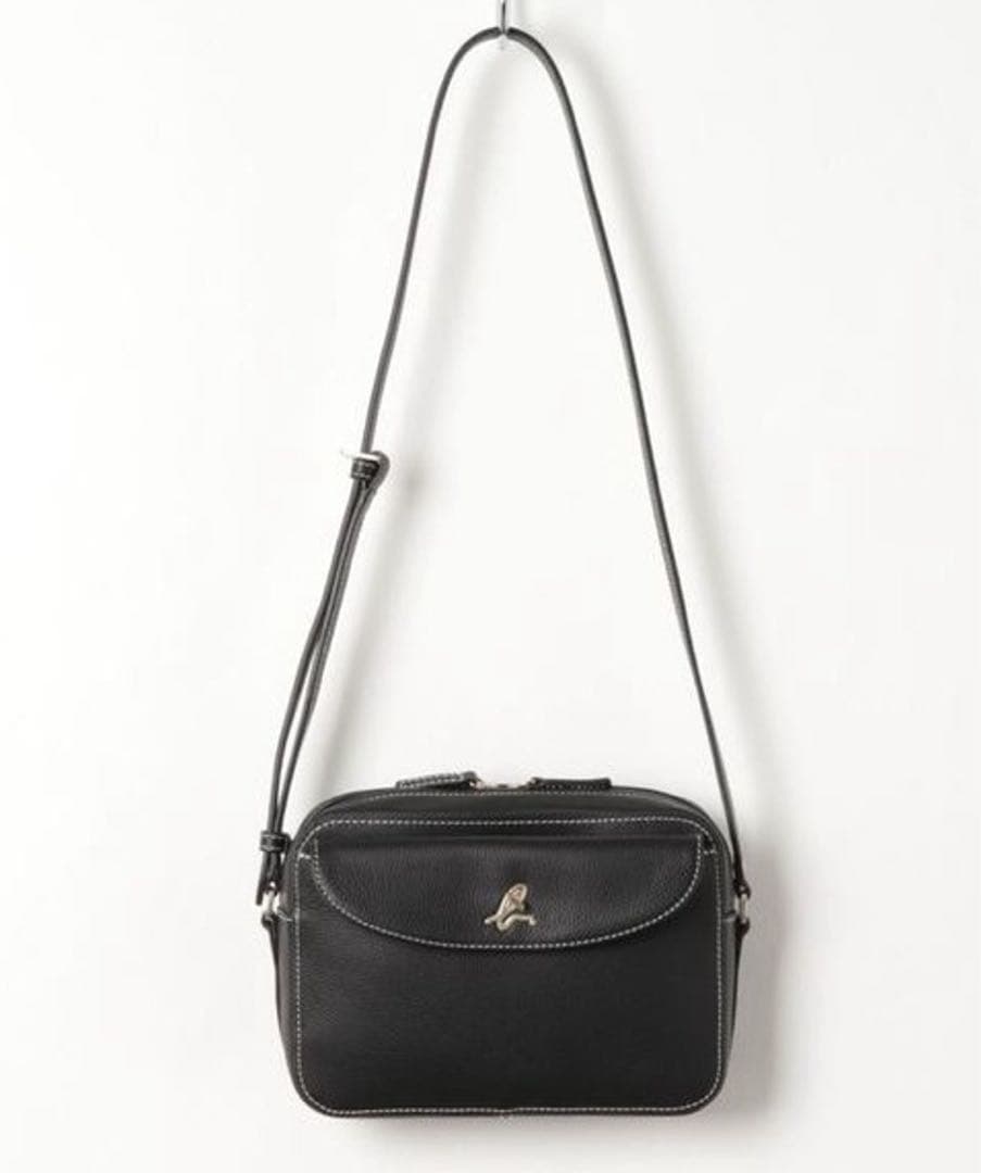 未使用に近い☆agnès b. ブラック　ショルダーバッグ