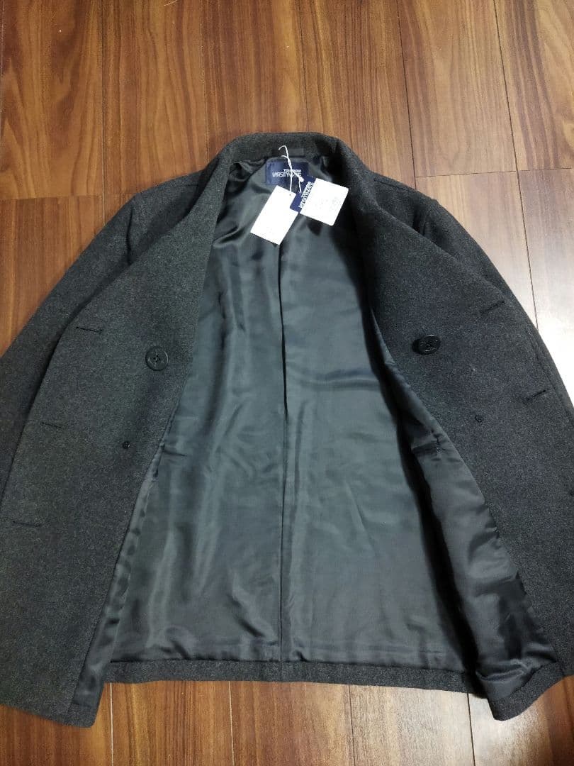 新品タグ付♪トンボ スクール ピーコート グレー M 今季購入