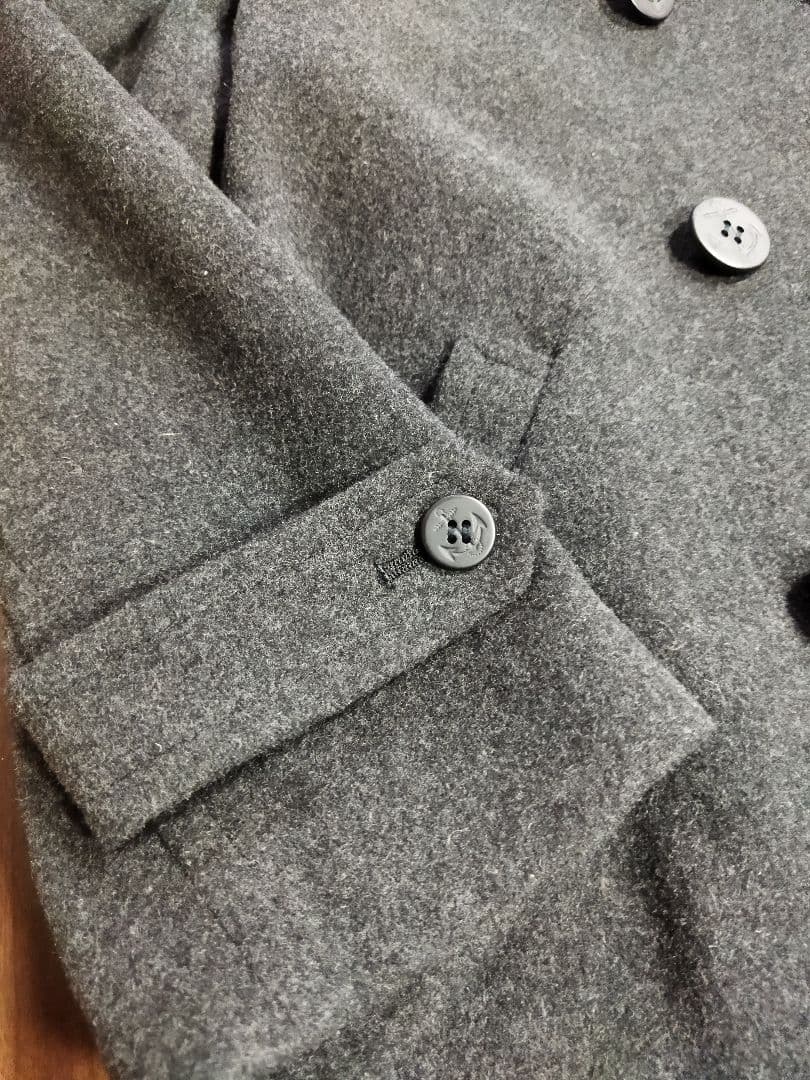 新品タグ付♪トンボ スクール ピーコート グレー M 今季購入