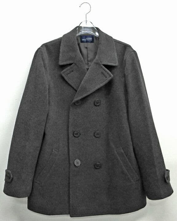 新品タグ付♪トンボ スクール ピーコート グレー M 今季購入